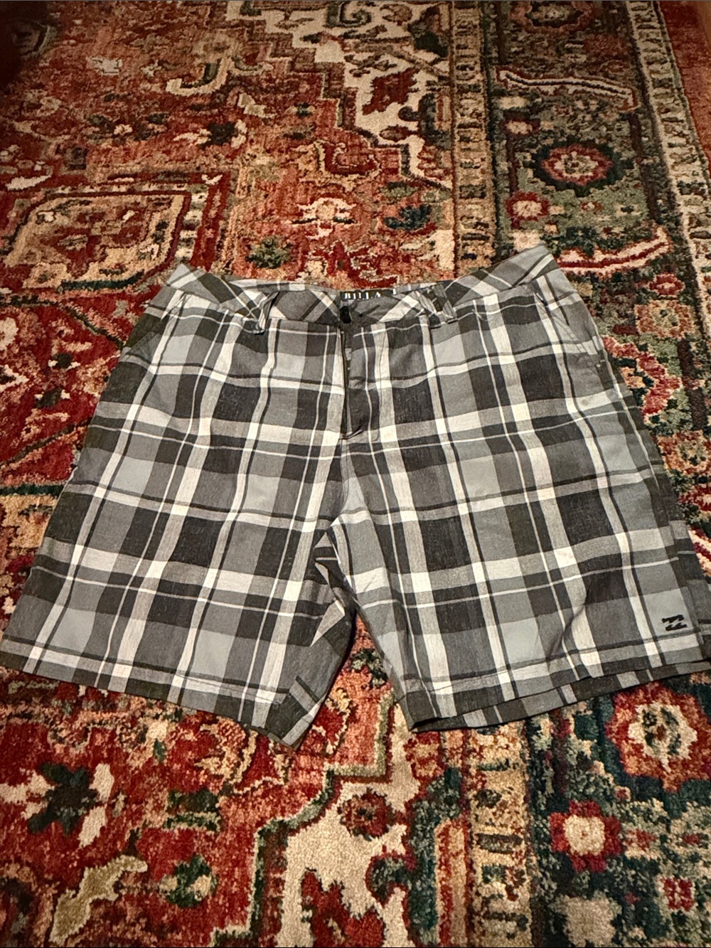 Plaid Gray Men's Shorts - Billabong